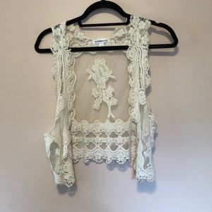LAST CHANCE!  Lace Vest